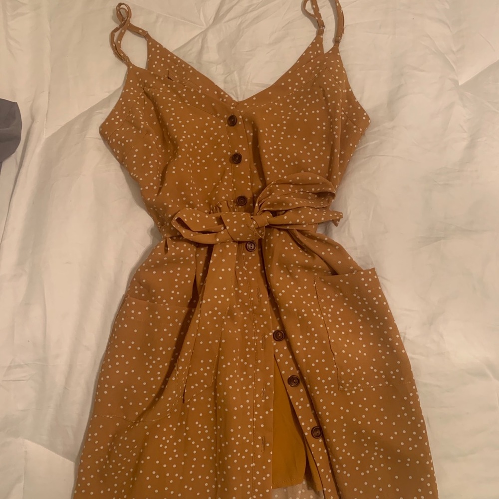 Lulus yellow dress